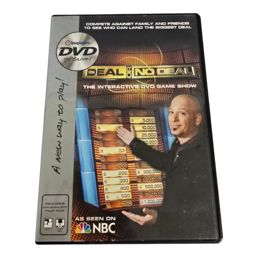 Deal or No Deal: The Interactive DVD Game Show (DVD / HD Video Game, 2006) CIB!